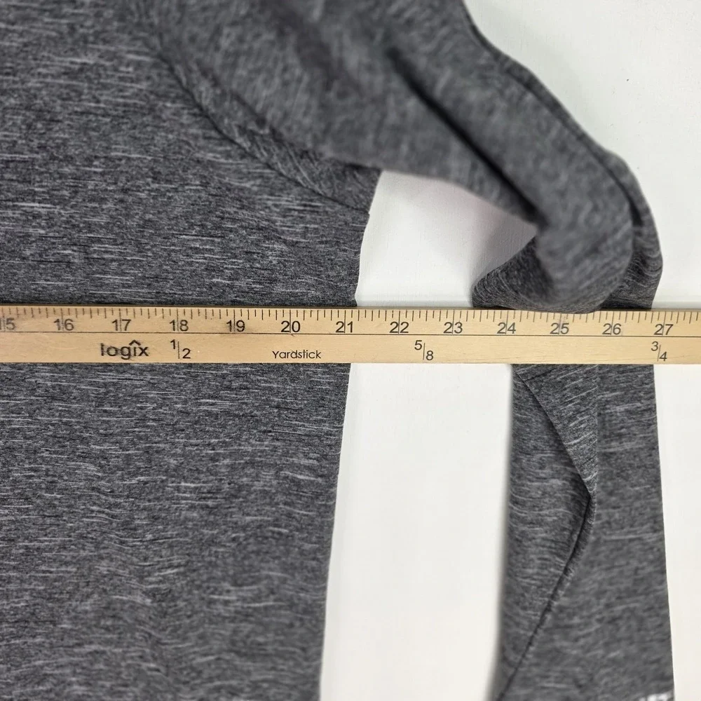 Nike Swim Dri Fit Gray Long Sleeve Hoodie Pullover Sport SPF 40 Mens Size Medium